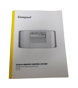 Compool CP3810 Aquatic Control System Original Owners Manual Installation Guide