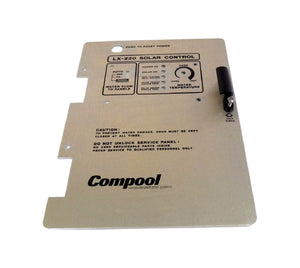 Pentair Compool LX-220 BEZEL Replacement Solar Control Panel LX220