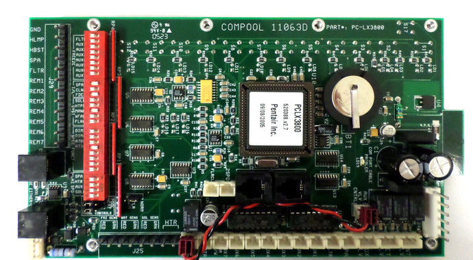 Pentair Compool PCLX3800 PCB Circuit Board 520388, Version 2.7 Replace 3600 3400