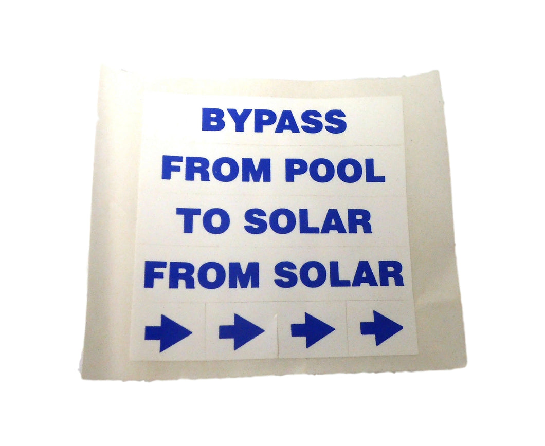 Pentair Compool Solar System Decal Pool Sticker Decal Label