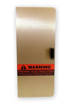 Load image into Gallery viewer, Pentair Compool LX Interior Aluminum Door Cover/Plate Gold Color w/ Warning sign