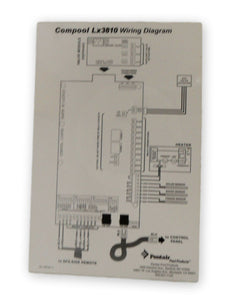 Pentair Compool LX3810 Almond Steel Power Center Door