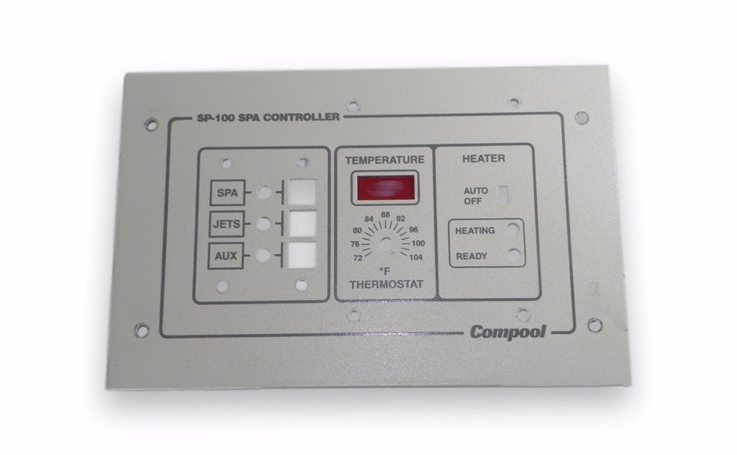 Compool Front Faceplate Bezel for Compool SP-100 Spa Controller