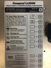Load image into Gallery viewer, Pentair Compool LX3600 Replacement Bezel ONLY for Power Center Plate &amp; Buttons