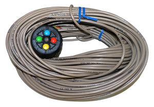 Pentair Compool SS4-100B Spa-Side Remote 4 Button & 4 Function Blk W/ 100ft Cord